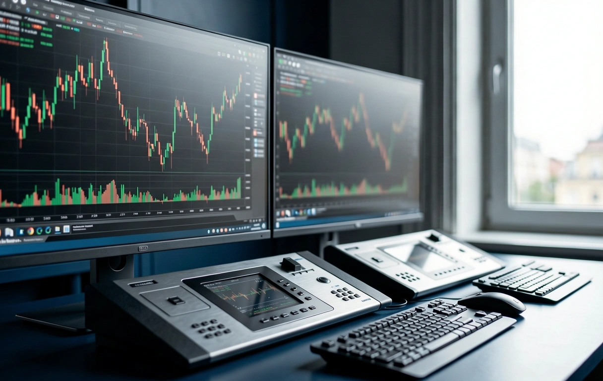 Рабочее пространство Mornyqex Trading Academy